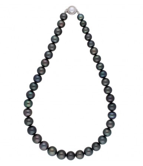 South Sea Black Pearl Necklace 